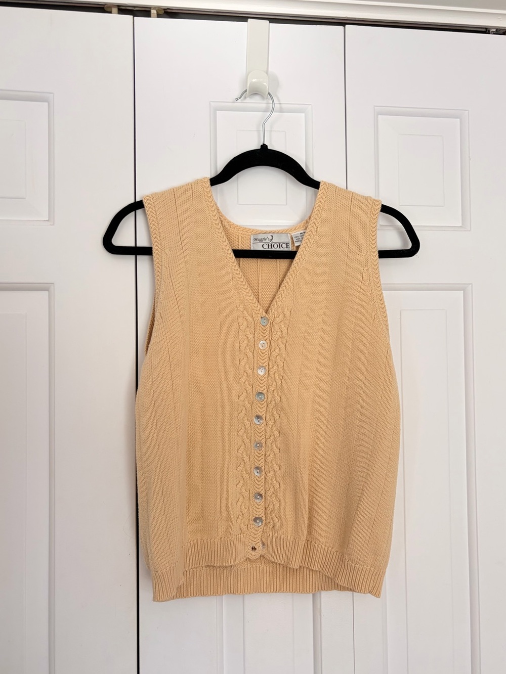 Vintage Cotton Sweater Vest